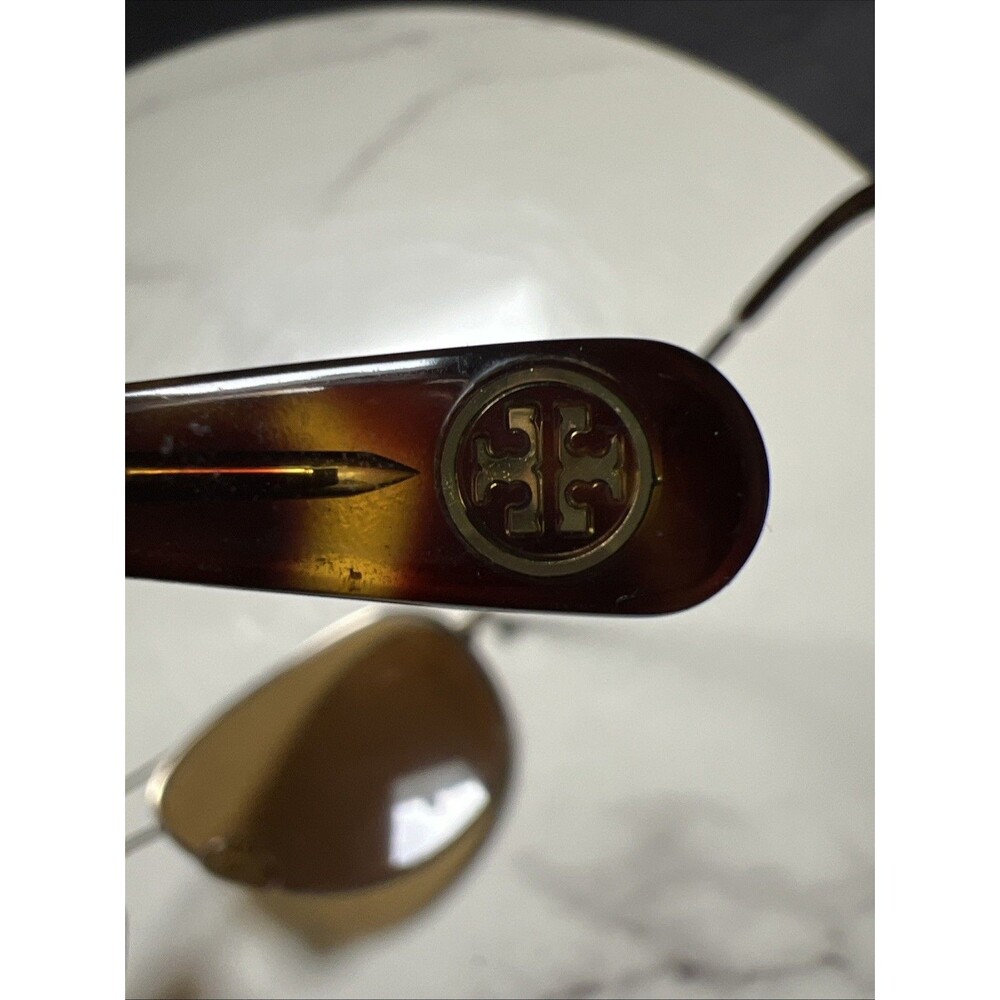 Tory Burch TY6006 109/8G Gold Frame Aviator Sunglasses FRAME ONLY  Designer Glam - Picture 8 of 10